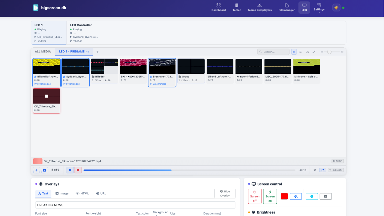 Billede — LED-bander i aktion