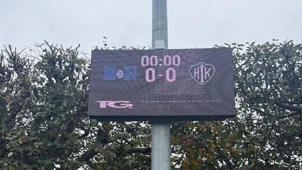 Storskærm hos Roskilde IF
