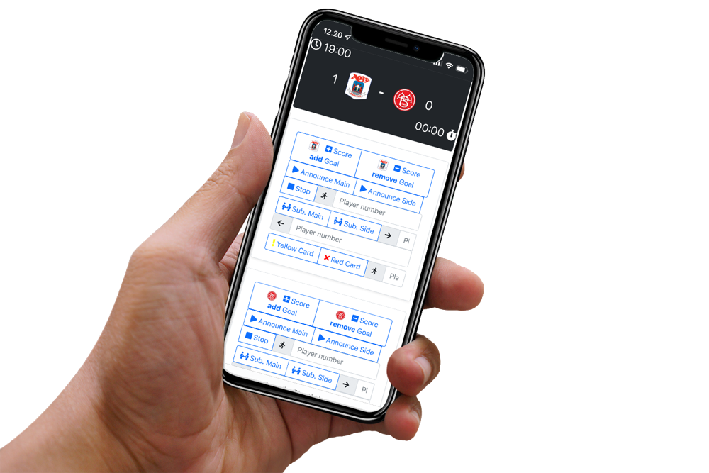Kampen styres fra en telefon